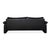 Black Leather Conseta Four-Seater Sofa from Cor For Sale - Image 9 of 11