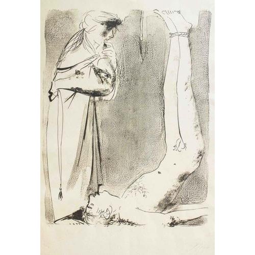Giacomo Manzú, Partisan Edition of 100, 1954, Lithograph For Sale