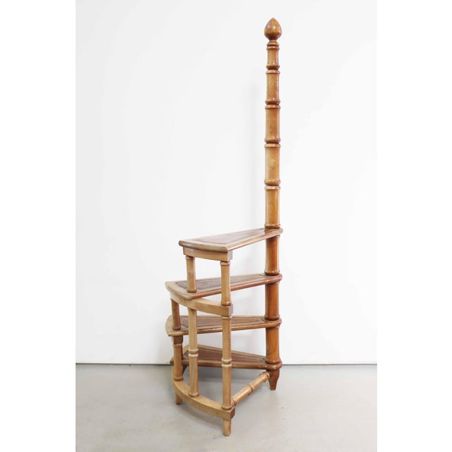 Victorian Style Library Staircase, England, 1950s For Sale - Image 4 of 10