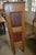 Vintage Wood & Brick Red Punched Tin Pie Safe Cabinet W/ Shelves & Lower Drawer For Sale - Image 4 of 18