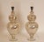 French Country Vintage Silver Table Lamps Glass Baluster Vase Lamps Faux Mercury Modern Lamps - A Pair For Sale - Image 3 of 13