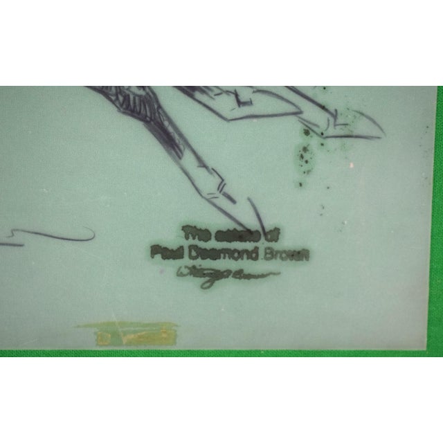 Traditional Paul Brown Polo Pencil on Acetate Drawing 5 For Sale - Image 3 of 4