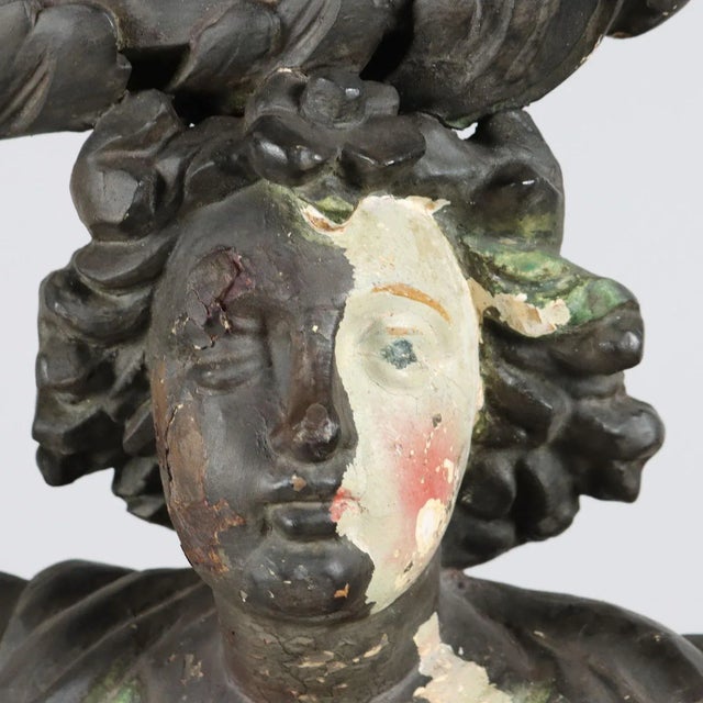 Early 18th Century Sculpture of Angel For Sale - Image 3 of 11