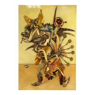 Peter Daskaloff “Capriccio 35-1” Mixed Media Assemblage Artwork For Sale