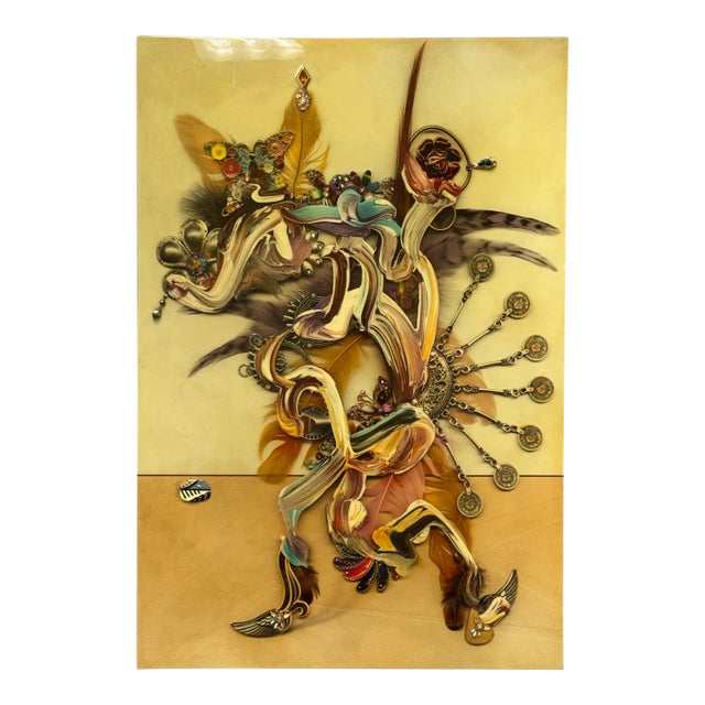 Peter Daskaloff “Capriccio 35-1” Mixed Media Assemblage Artwork For Sale