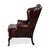 Set of Chesterfield Armchair and Ottoman in Leather and Wood For Sale - Image 17 of 18