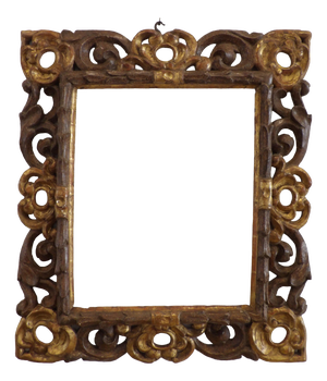 Gilded and Bronzed Wooden Frame, Central Italy, 1600s