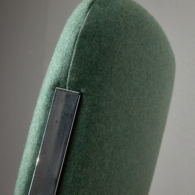 Mint Green Chrome Chair, 1970s For Sale - Image 10 of 16