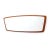 Mid Century Teak Curved Landscape Mirror For Sale - Image 4 of 8