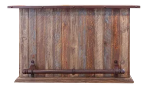 Crafters and Weavers Bayshore Bar With Wine Rack