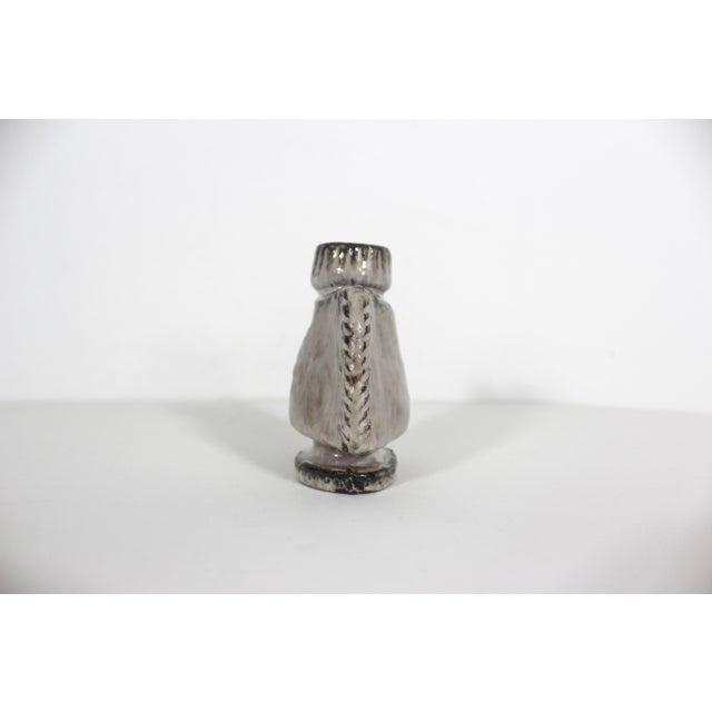 Ceramic Mid Century Pottery Candleholder For Sale - Image 7 of 10