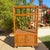 Brown Vintage Boho Chic Brown 3 Tier Rattan Etagere For Sale - Image 8 of 8