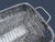 Vintage French Style Silver Mesh Woven Basket Tray For Sale - Image 9 of 11