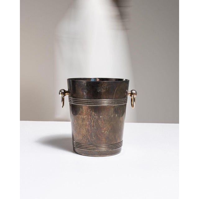 Mid 20th Century France Silver Ice Bucket For Sale - Image 13 of 15