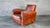 1970s Vintage Art Deco Cognac Leather Club Chair For Sale - Image 5 of 17