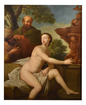 Giovanni Segala, Susanna and the Elders, 1700, Oil on Canvas