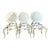 Metal Vintage Cast Aluminum Shell Back Grotto Chairs - Set of 6 For Sale - Image 7 of 12