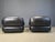 1970s Black Leather Lounge Chairs by Sapporo for Mobil Girgi, 1970s, Set of 2 For Sale - Image 5 of 10