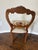 Late 19th Century Antique Victorian Rococo Revival Carved Walnut Balloon-Back Needlepoint Chair For Sale - Image 5 of 10