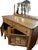 Late 19th Century Victorian Era Tiger Oak Server For Sale In Dallas - Image 6 of 6