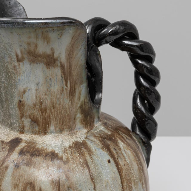 20th Century Belgian Ceramic Vase For Sale - Image 12 of 18