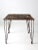 Mid-Century Hairpin Leg Iron Patio Table For Sale - Image 11 of 12