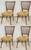 Set of 4 Italian Cerused Oak Chairs With Rushed Seats For Sale - Image 12 of 12