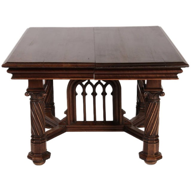 Antique Table in Wood, 1910 For Sale - Image 4 of 18