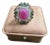 Bochic “Orient” Vintage Ruby, Sapphire & Multi Gem Ring - 18K Gold & Silver For Sale