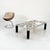 1980s Postmodern Coffee Table with Calacatta Violetta Marble, 1980s For Sale - Image 5 of 10