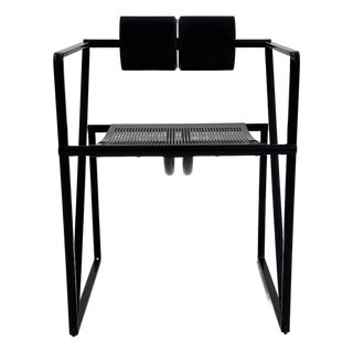 Black Seconda Chair by Mario Botta for Alias, 1980s For Sale