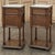 Pair of Gothic Revival Oak Nightstands With Carrara Marble Tops For Sale - Image 16 of 17
