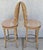 Vintage Venetian Grotto Style Carved Wood Palm Leaf Barstools Set of 2 For Sale - Image 13 of 15