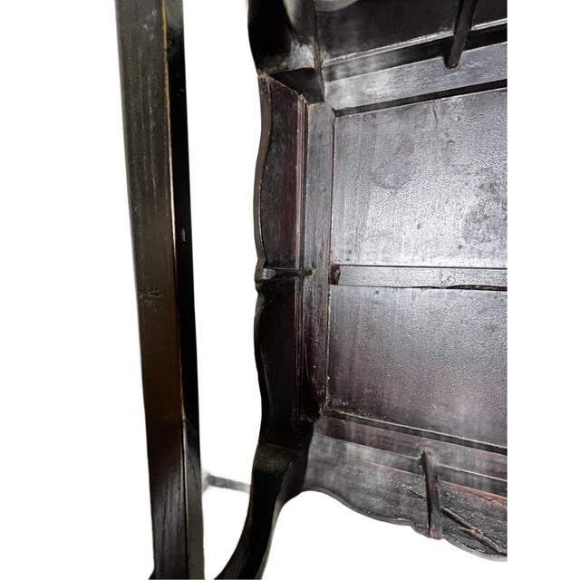 Antique Chinese Black Lacquer Low Table For Sale - Image 15 of 15