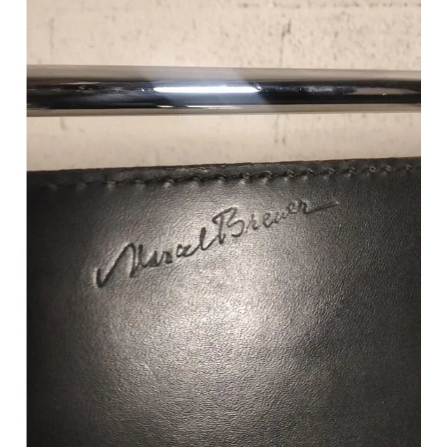 Wassily Chair in Steel and Leather by Marcel Breuer for Gavina, 1960s For Sale - Image 9 of 16