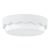 Mitzi Wave 3-Light Flush Mount, Ceramic Matte White For Sale