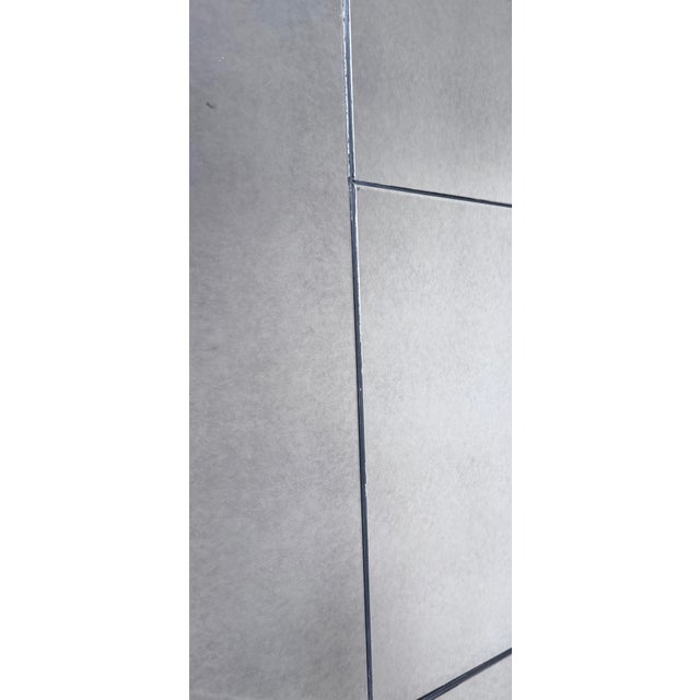 2020s Modern Cityscape Smoked Paneled Wall Mirrors, Pair For Sale - Image 5 of 7