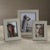 Nappa Leather Photo Frame, Gray & Sage- 5" x 7" For Sale - Image 4 of 5