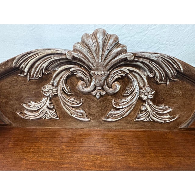 Victorian VIntage Bernhardt Belmont Victorian Style Walnut Finish Sideboard, Console For Sale - Image 3 of 12