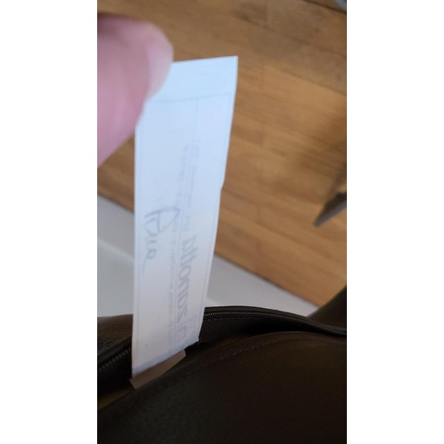 Hillroad Lounge Chair in Brown Leather by Christophe Pillet for Zanotta, Italy, 1990s For Sale - Image 12 of 16