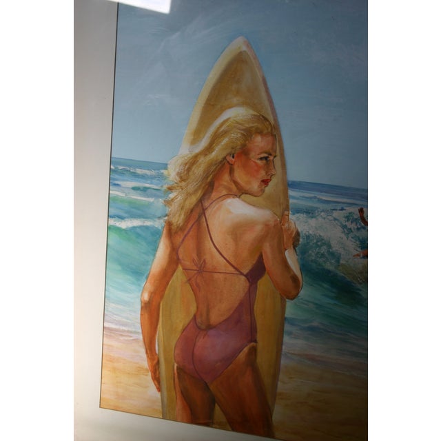 Although there is not a signature on this watercolor, the following information was provided to me when I purchased the...