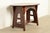 An outstanding Mission or Arts & Crafts period quarter sawn oak oval cutout center table or library Table By Charles P....