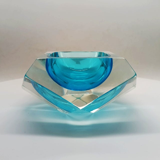 1960s Large Ashtray or Catch-All in Murano Glass attributed to Flavio Poli for Seguso, 1960s For Sale - Image 5 of 10