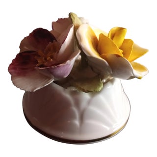 Sandford England China Floral Figurine For Sale