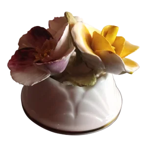 Sandford England China Floral Figurine