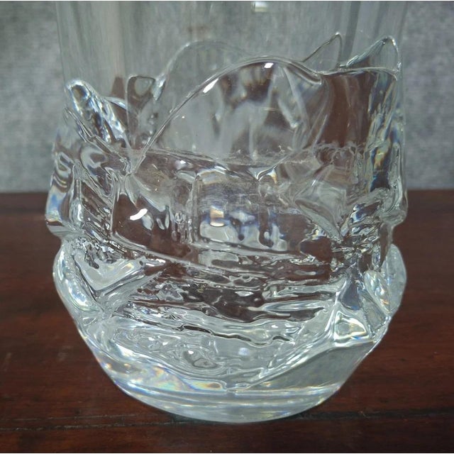 Modern Crystal Vase from Daum, France For Sale - Image 4 of 8