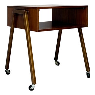 Mid-Century Teak Cabinet on Castors, 1960s For Sale