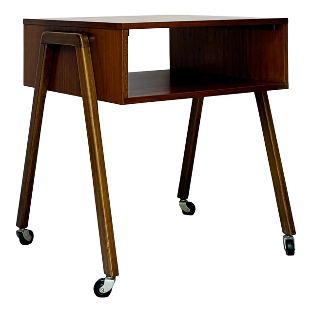 Mid-Century Teak Cabinet on Castors, 1960s For Sale