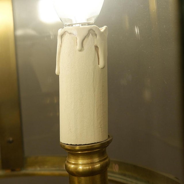 Bronze and Glass Hall Lantern with Four Lights For Sale - Image 14 of 15
