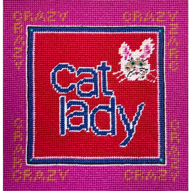 MeWOW! Nothing subtle about this design and we'll bet there's nothing subtle about your feline! Original design is hand-...